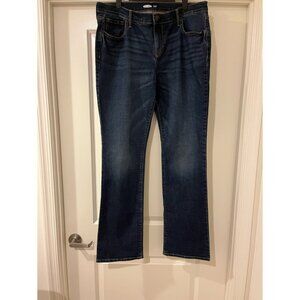 Dark Blue Bootcut Jeans (Long)